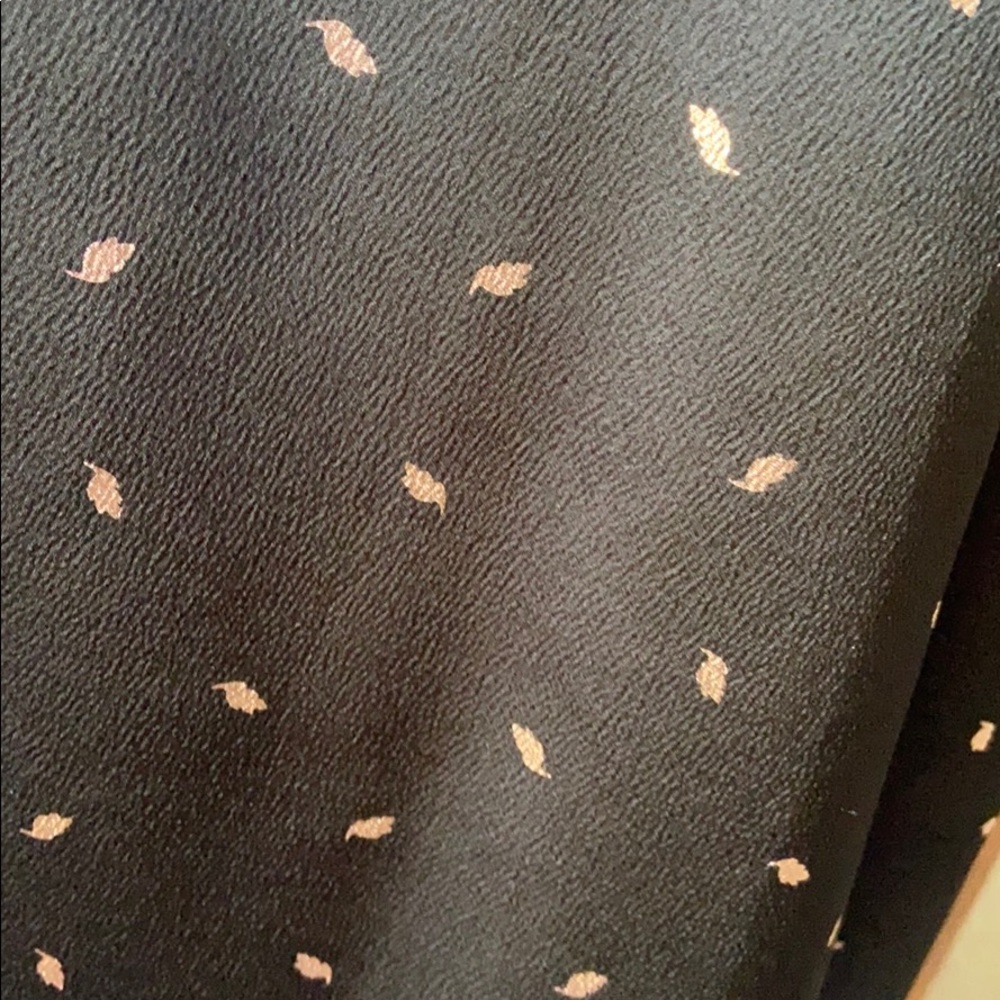 SOLD Torrid size 2 Foil Leaves on Black Cami - Picture 3 of 3